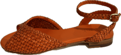 Allan K Antwerp handwoven sandal oranje