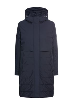 Camel Active water-repellent coat blauw