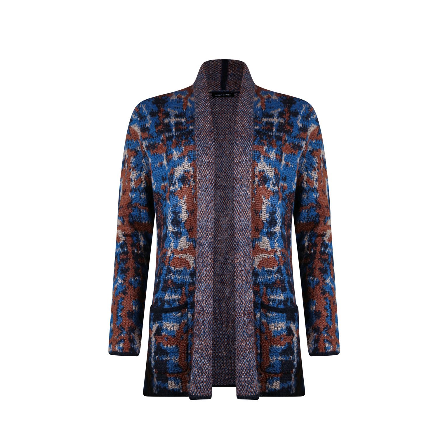Roberto Sarto cardigan shawlcollar multicolour