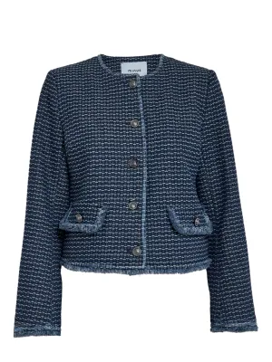 Minus lyanna short jacket blauw