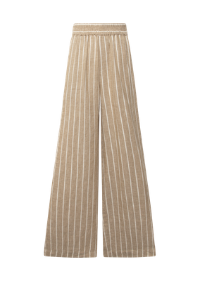 0039 Italy tamina striped pants zand 0039 Italy tamina striped pants zand