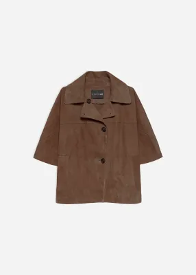 Studio AR clara short coat bruin