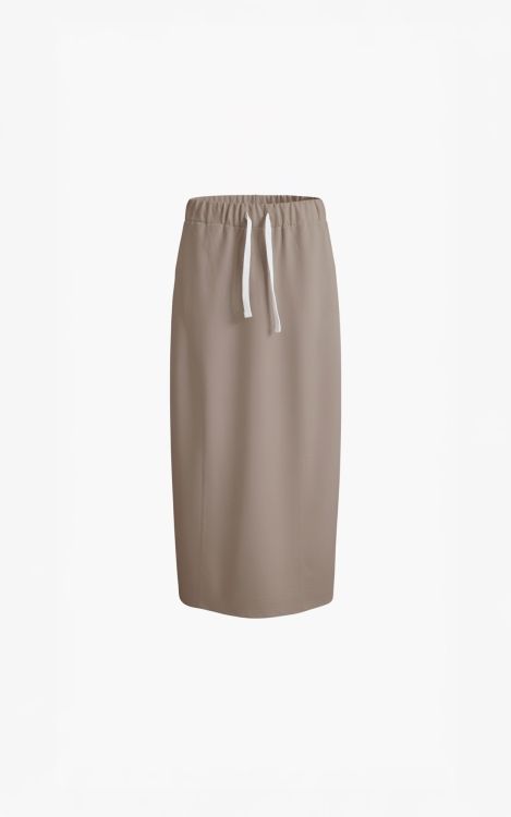 Aimee the Label long sweat skirt taupe