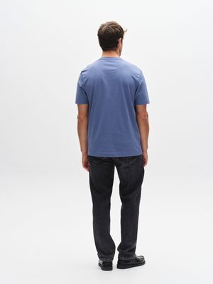 Gabba dune logo tee lichtblauw