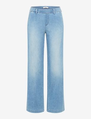 Brax maine wide leg denim blauw Brax maine wide leg denim blauw