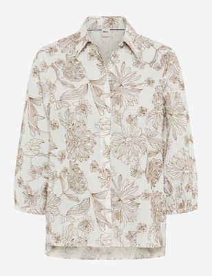 Brax vicki blouse bruin