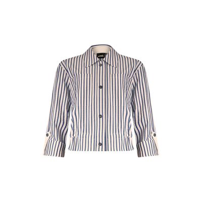 Poools striped blouse multicolour