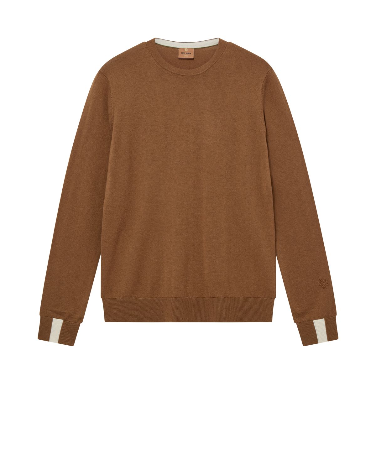 Mos Mosh Gallery adam soft knit bruin