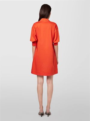 Alpha Studio short sleeve dress oranje