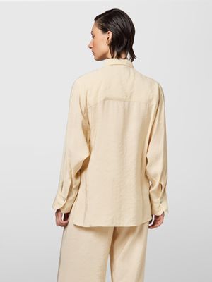 Alpha Studio longsleeve blouse off white