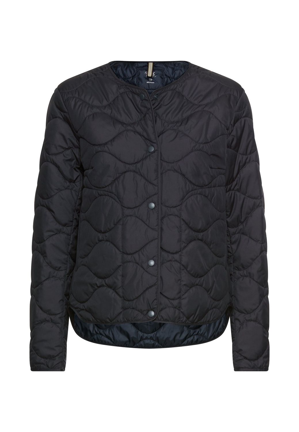 Camel Active short stepped jacket blauw