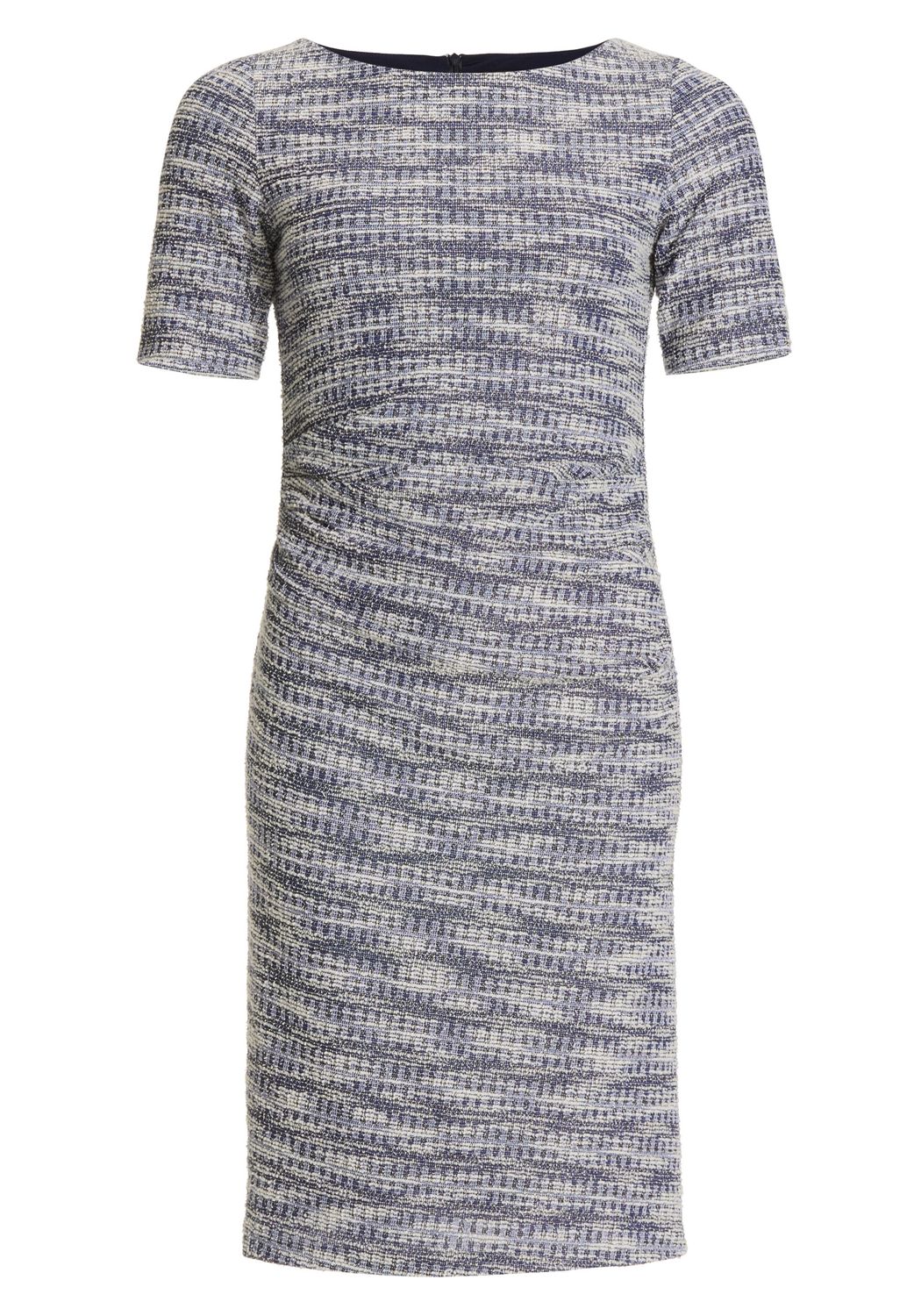 Swing boucle dress blauw