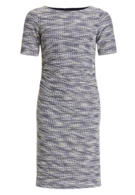 Swing boucle dress blauw