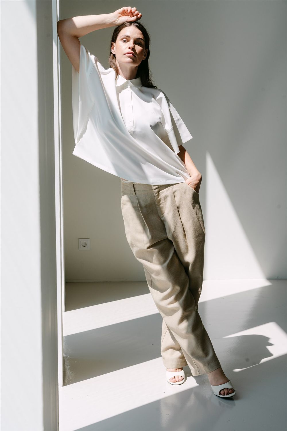 Aimee the Label aurora jeans zand