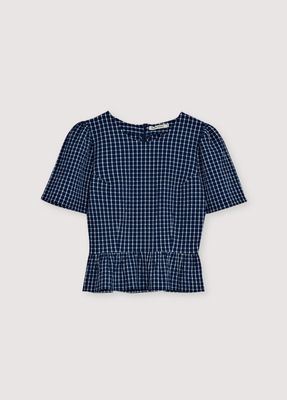 The New Society jasmine summer top blauw