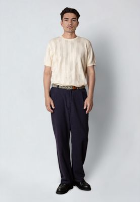 Clean Cut Copenhagen robyn knitted t-shirt off white