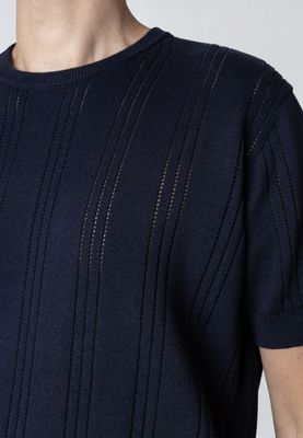 Clean Cut Copenhagen robyn knitted t-shirt blauw