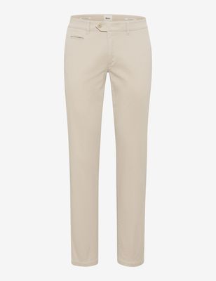 Brax Men fabio cotton/lyocell mix pants zand