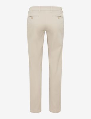 Brax Men fabio cotton/lyocell mix pants zand