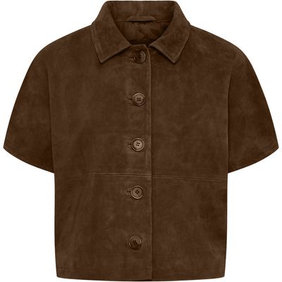 BTF CPH lucia suede jacket bruin