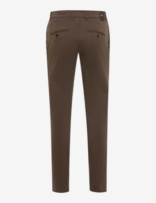 Brax Men fabio cotton/lyocell mix pants bruin