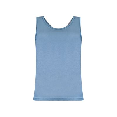 Another Woman singlet o-neck blauw