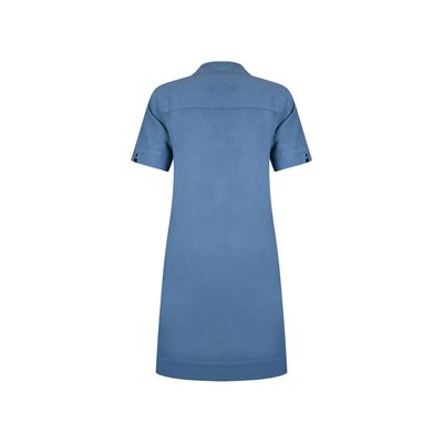 Another Woman v-neck dress blauw