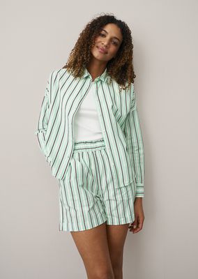0039 Italy striped blouse multicolour