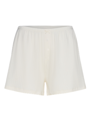 Rosemunde Copenhagen belmo pointelle shorts off white