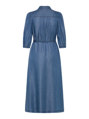 Rosemunde Copenhagen dalles midi dress blauw