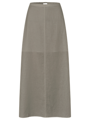 Rosemunde Copenhagen esther linen long skirt groen