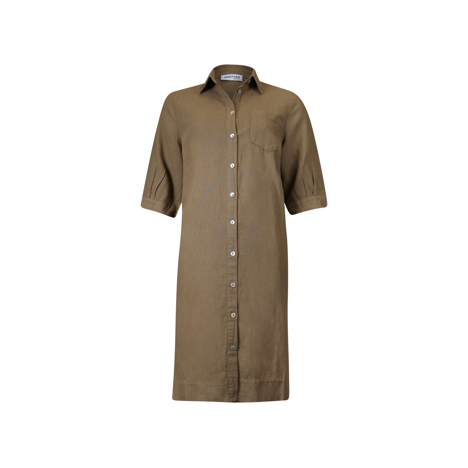 Another Woman tunic dress groen