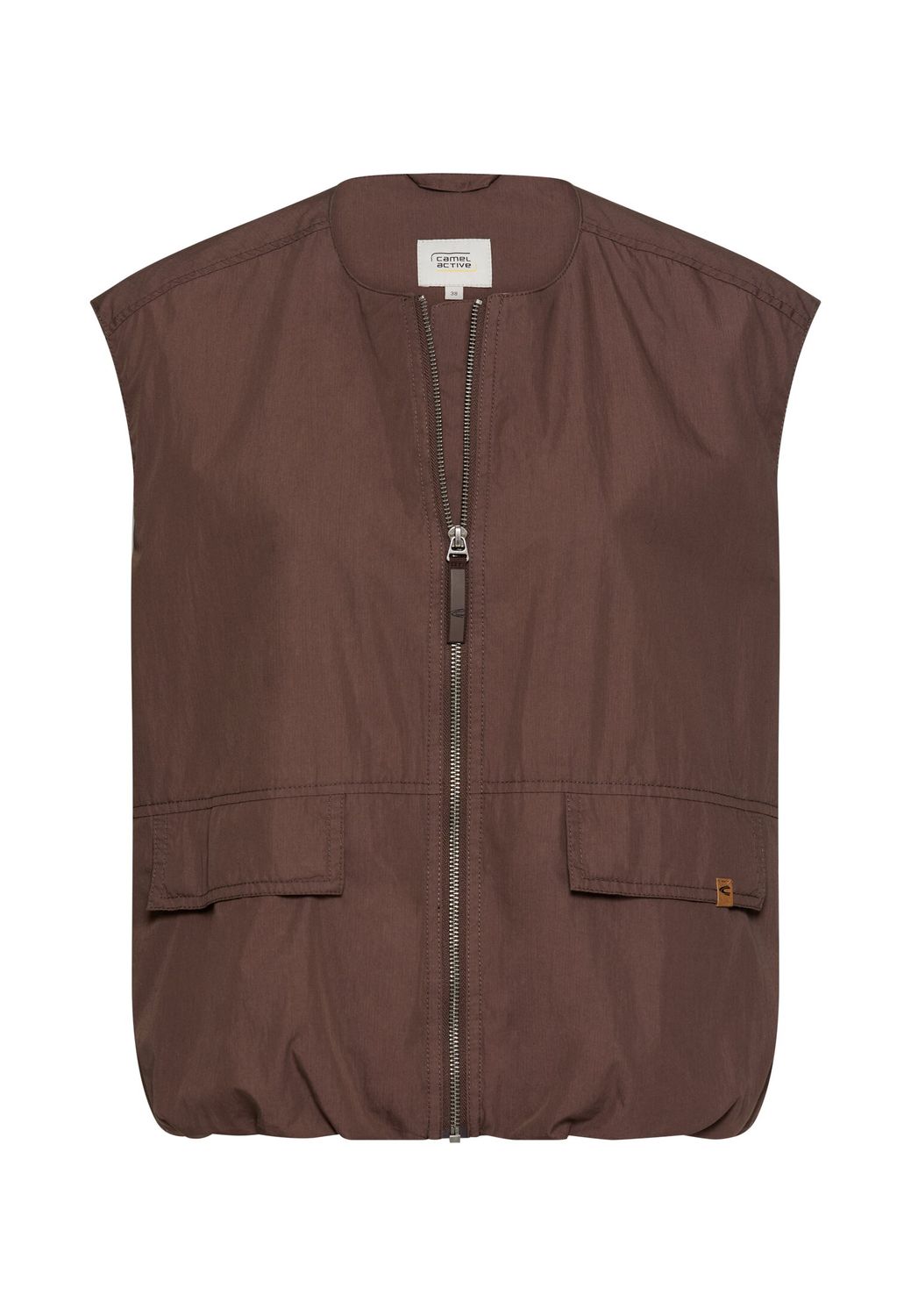Camel Active waistcoat bruin