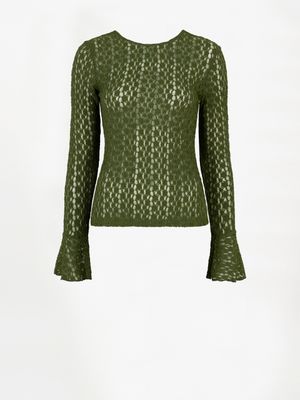 Dante6 giva lace layering top groen