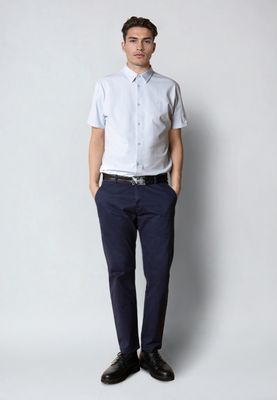 Clean Cut Copenhagen clean formal stretch shirt lichtblauw