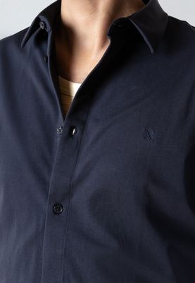 Clean Cut Copenhagen clean formal stretch shirt blauw