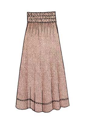 Ruby Tuesday ilyssa long skirt roze