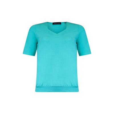 Roberto Sarto blouson square neck groen Roberto Sarto blouson square neck groen