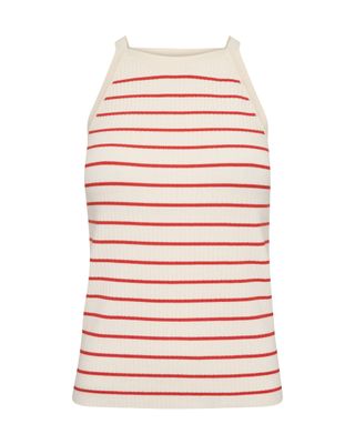 Mos Mosh imanja caliz stripe knit top oranje