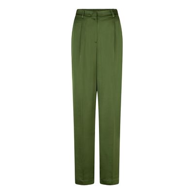 Dante6 jules satin smart pants groen