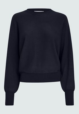 Minus dana bat sleeve pullover blauw