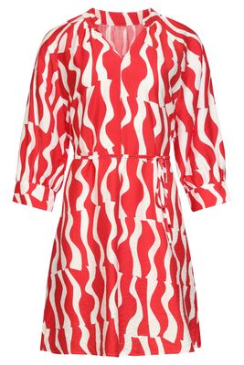 Smashed Lemon printed dress rood Smashed Lemon printed dress rood