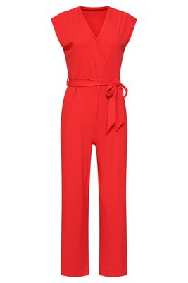 Smashed Lemon travel jumpsuit rood