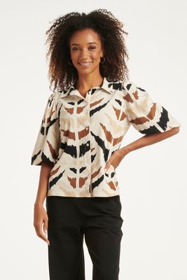 Smashed Lemon printed travel top multicolour