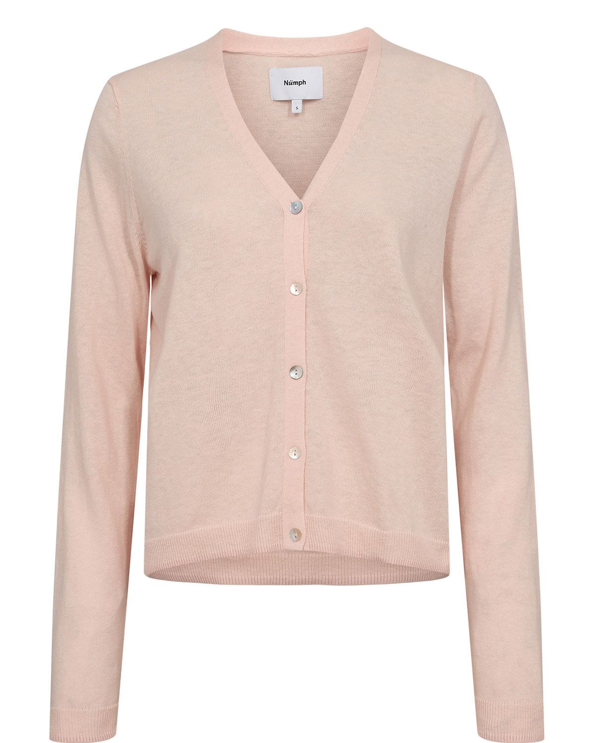 Nümph cally cardigan roze