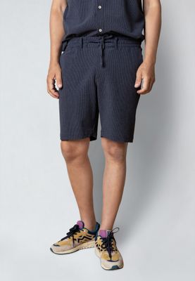 Clean Cut Copenhagen barcelona erico striped shorts blauw