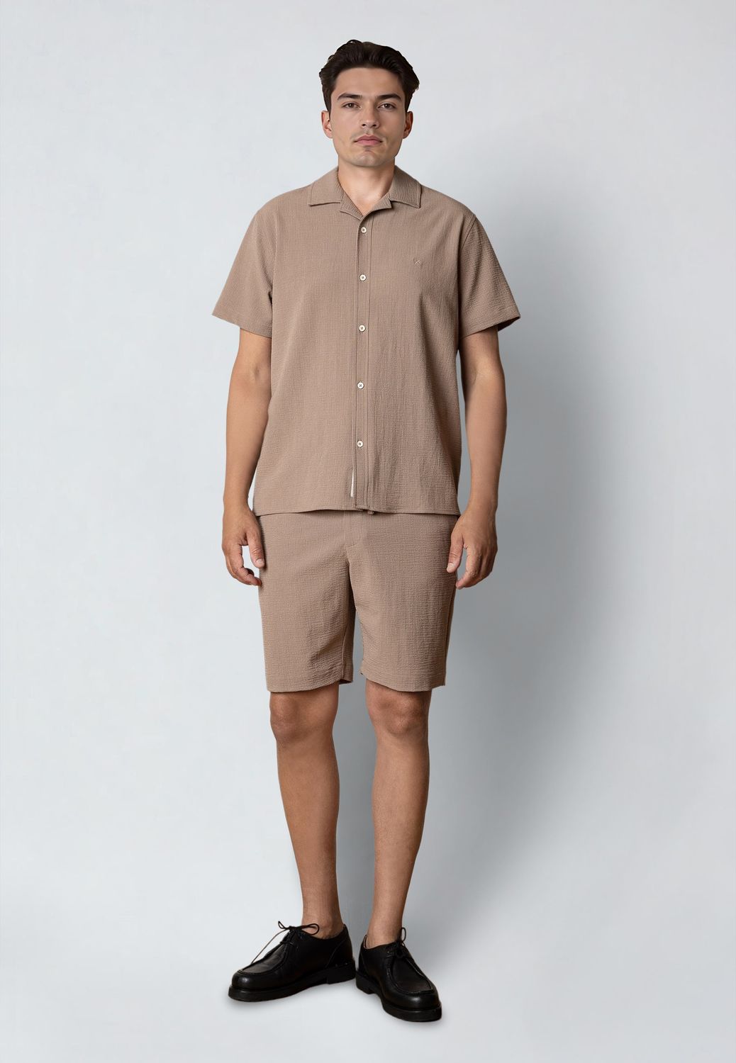 Clean Cut Copenhagen barcelona erico striped shorts bruin