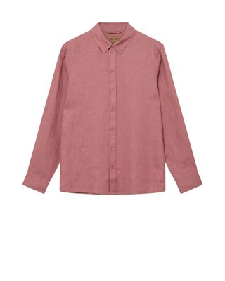 Mos Mosh Gallery theo linen shirt roze