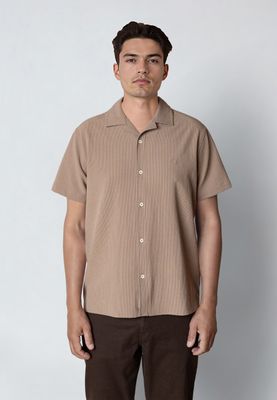 Clean Cut Copenhagen bowling erico striped shirt bruin