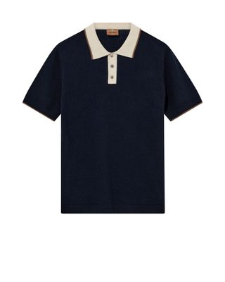 Mos Mosh Gallery francesco polo ss knit blauw